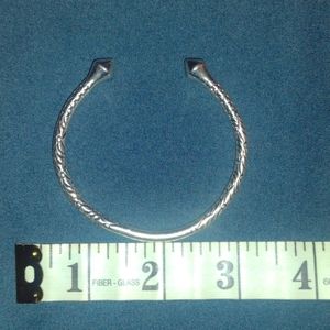 Solid Sterling Silver Bangle Bracelet